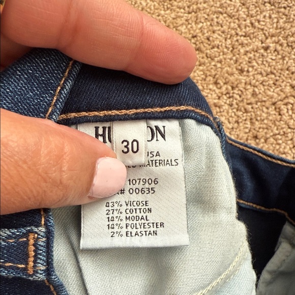 Hudson Jeans Women's Dark Blue - Nico mid rise super skinny - Picture 3 of 8